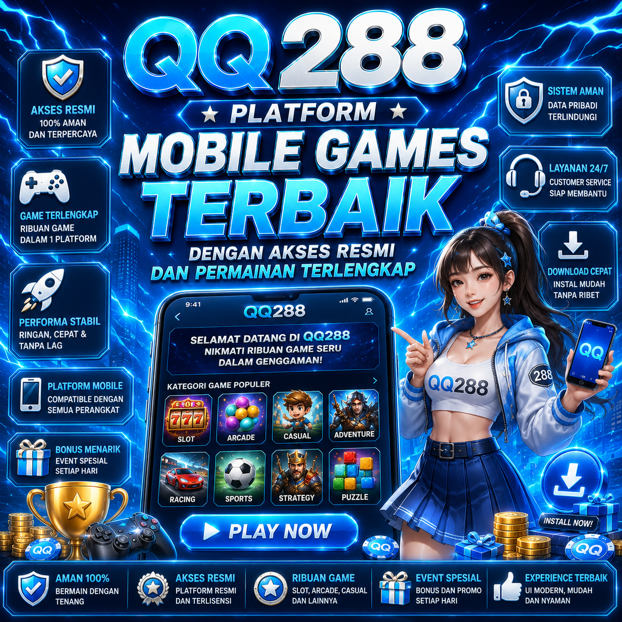 QQ288 แพลตฟอร์มเว็บพนันออนไลน์ครบวงจรสำหรับยุคใหม่